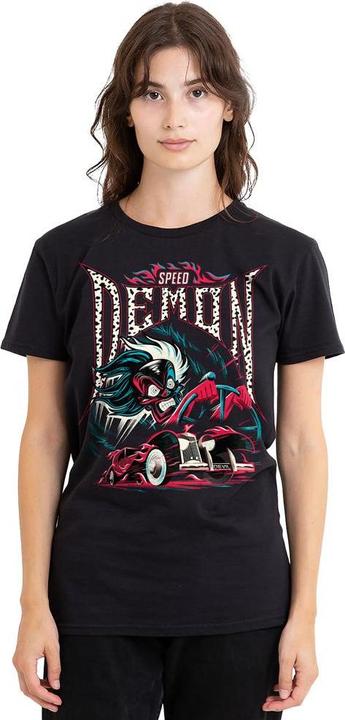 Immagine prodotto Disney Villains Speed Demon Maglietta Crudelia De Mon Adulto Unisex (M)