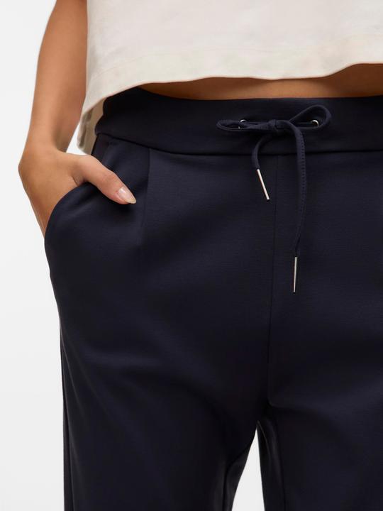 Actual product image Vero Moda Ankle Length Mid Waist Loose Fit Drawstring Trousers (XXL)