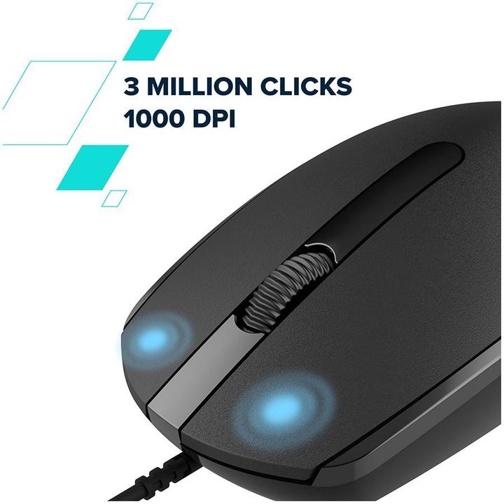 Image du produit Canyon Computer mouse mouse M-10 Wired Dark grey (Sans fil)