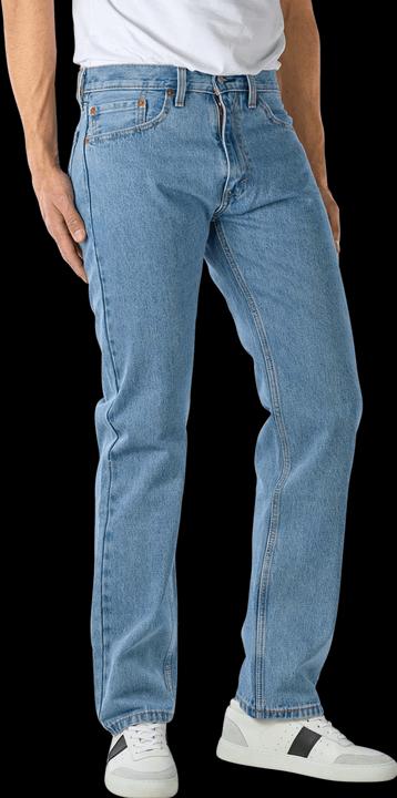 Actual product image Levis 505 Jeans light stonewash (zip) (W42/L32)