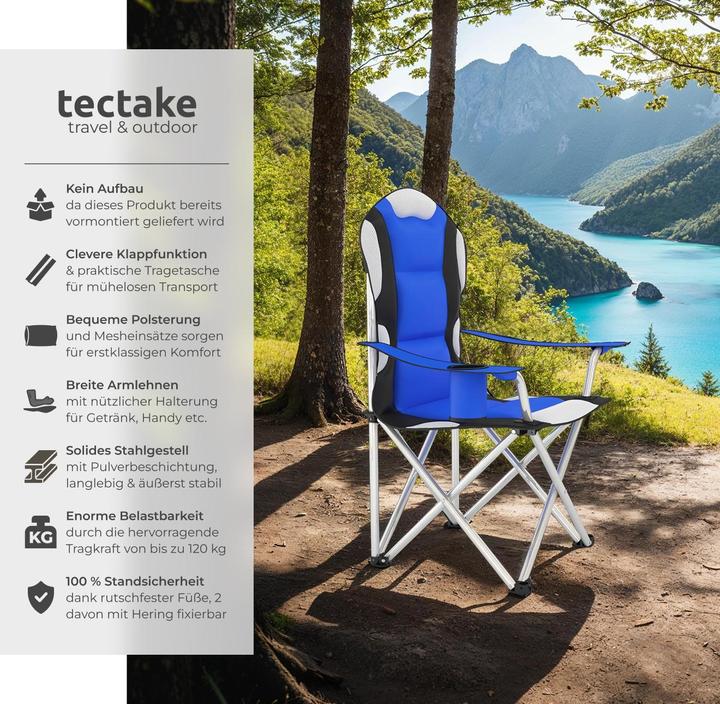 Produktbild tectake Campingstuhl