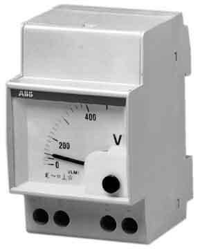 Image du produit ABB VLM1-300 Appareil de mesure à fer rotatif 300VAC 4W affichage analogique