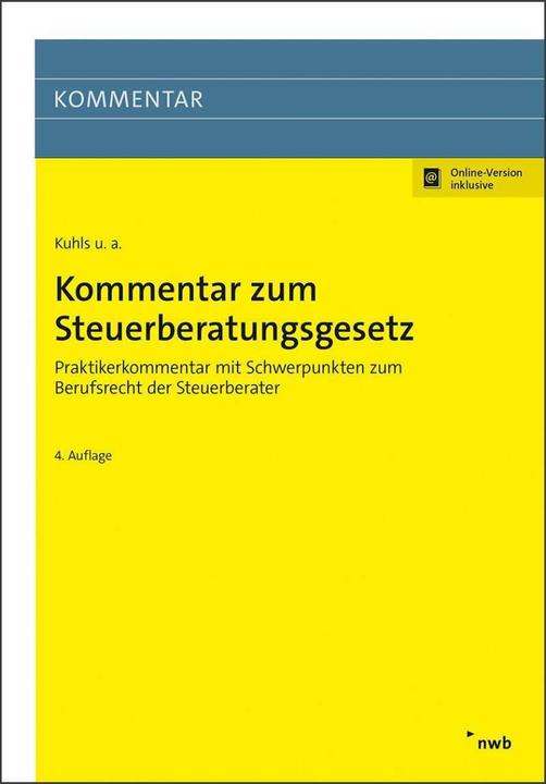 Image du produit Kommentar zum Steuerberatungsgesetz (Allemand, Georg-Friedrich Güntge, Andreas Raab, Christoph Goez, Anne Ueberfeldt, Gottfried Wacker, 2020)