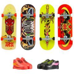 Hot Wheels Skateboard + Schuhe 4er-Pack