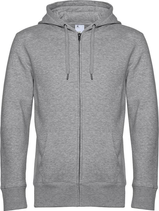 B&C King Hoodie mit durchgehendem Reissverschluss