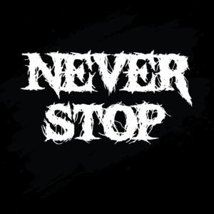 Produktbild Bügelbilder Bügelbild Never Stop
