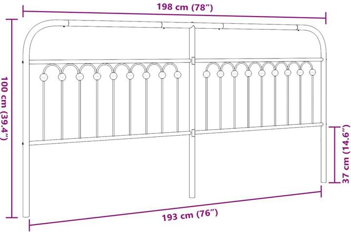 Actual product image VidaXL Kwabina (198 x 3 x 100 cm)