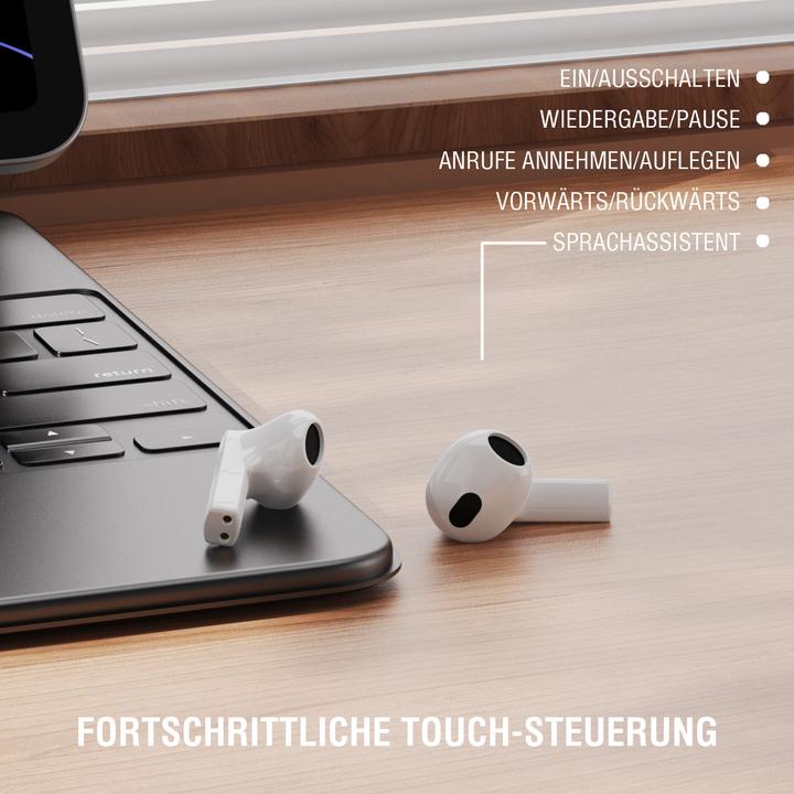Image du produit 4smarts Casque Bluetooth SkyBuds (ANC, 25 h, Sans fil)
