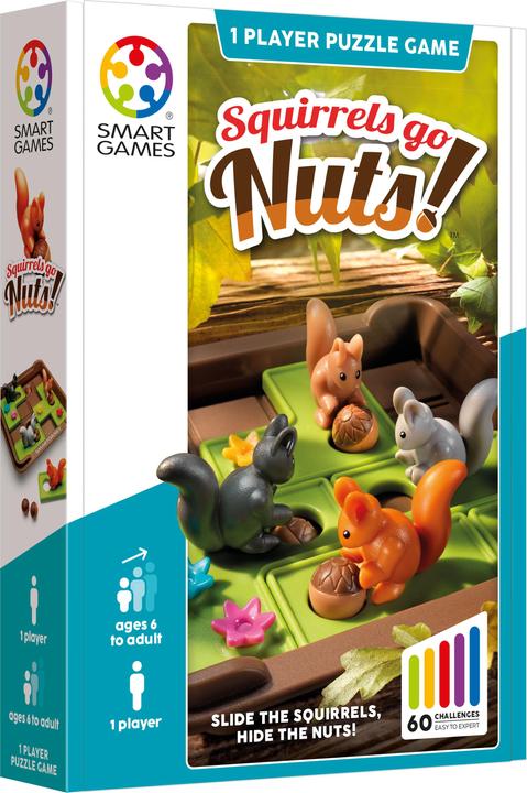 Smart Games Les écureuils font des folies (Allemand, Français, Italien, Anglais)