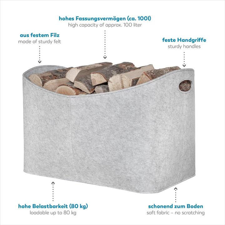 Produktbild Rubberneck Kaminholztasche (63 x 40 x 42 cm)