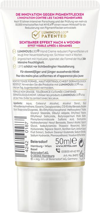 Actual product image NIVEA Luminous Anti-Pigment Stain (50 ml)