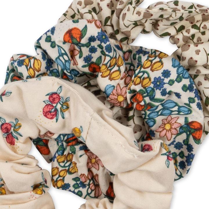 Produktbild Konges Slojd 2 Pack Scrunchie Peonia Bibi Fleur Milk Tank (Set)