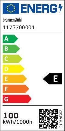 Energie-Label Brennenstuhl Hybrid-Baustrahler (12500 lm)