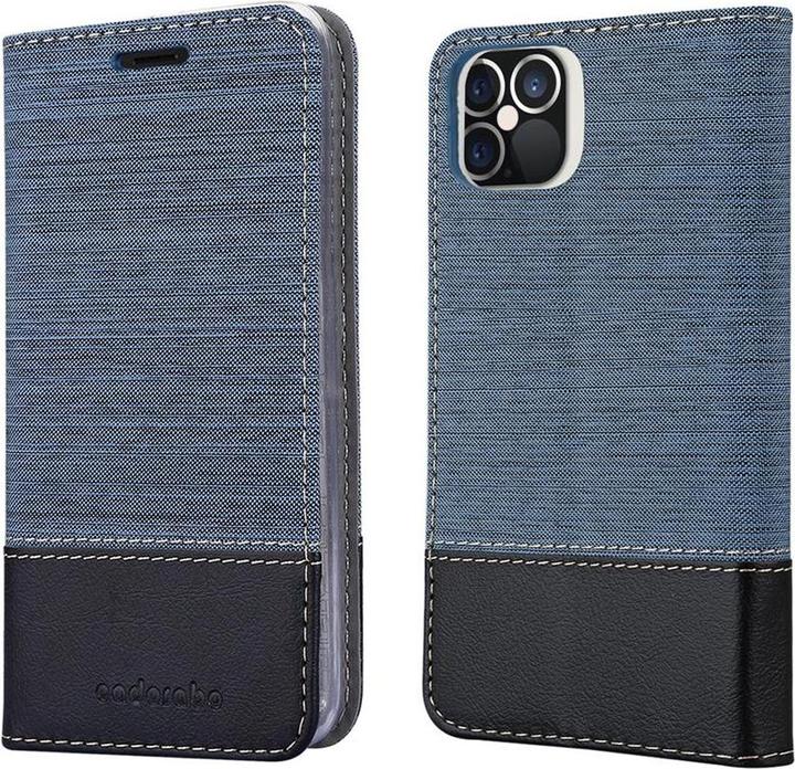 Produktbild Cadorabo Book Jeans Optik Cover (Apple iPhone 12, Realme 12 Pro+)