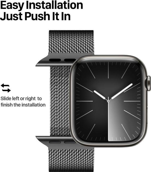 Immagine prodotto Dux Ducis Milanese Pro Armband (45 mm, 44 mm, 42 mm, 49 mm, Acciaio inossidabile)