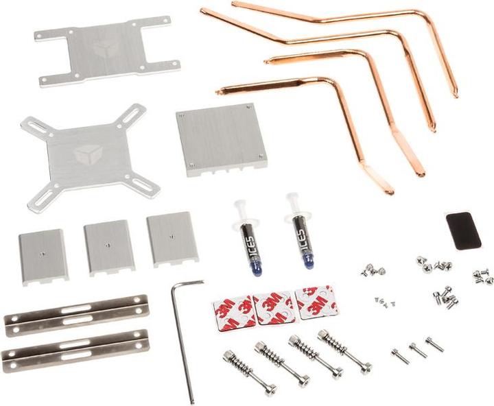 Produktbild Streacom ST-FC8T Alpha Optical Fanless HTPC Aluminiumgehäuse - Titan (Mini-ITX)