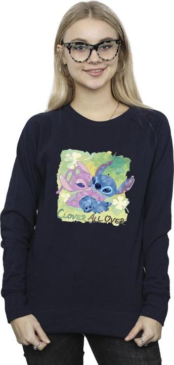 Immagine prodotto Disney Lilo And Stitch St Patrick's Day Clover Felpa Donna (XXL)