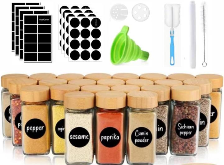 Kitchen 24-teiliges Gewürzgläser Set (0.12 l)