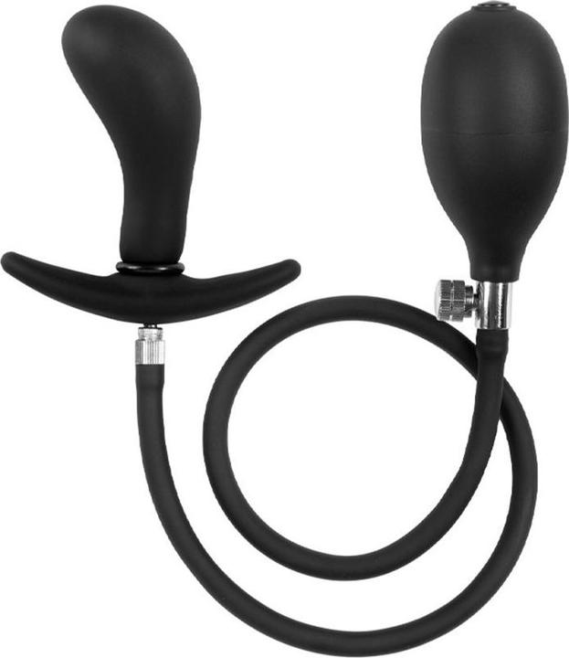 Rimba Aufblasbarer Gebogener Anal Plug mit Pumpe
