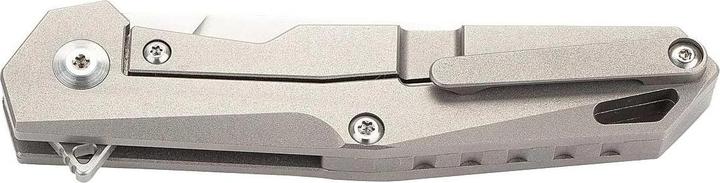 Produktbild Herbertz Einhandmesser, Stahl AUS-8, Frame Lock, Flipper, Titan-Griffschalen, Titan-Clip, Fangrieme (7.50 cm)