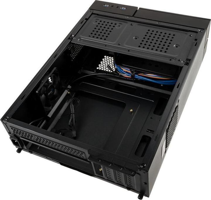 Produktbild AeroCool AEROPGSPLAYASLIM-BK PC-Gehäuse ohne Netzteil PLAYA SLIM RGB - USB3.0 (mATX, Mini-ITX)