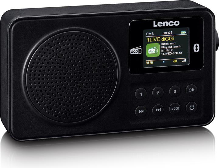 Actual product image Lenco PDR-033BK (DAB+, FM, Bluetooth)