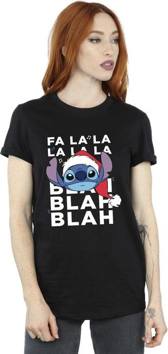 Immagine prodotto Disney Lilo And Stitch Christmas Blah Blah Blah Maglietta Ampia Donna (M)