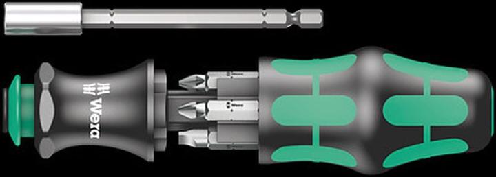Actual product image Wera Kraftform Kompakt 28 B (PH2X 25mm, PH1 x 25 mm, Pz2x25mm, slot 1 x 5.5 x 25 mm, PZ 1 x 25, slot 1.2 x 6.5 x 25 mm)
