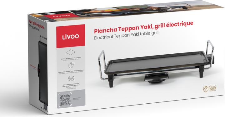 Actual product image Livoo Electrical Teppan Yaki table grill (EU plug)