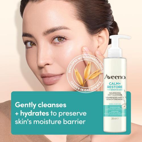 Actual product image Aveeno Calm+Resto Nae Facial Haf 200ml (Cleansing lotion, 200 ml)