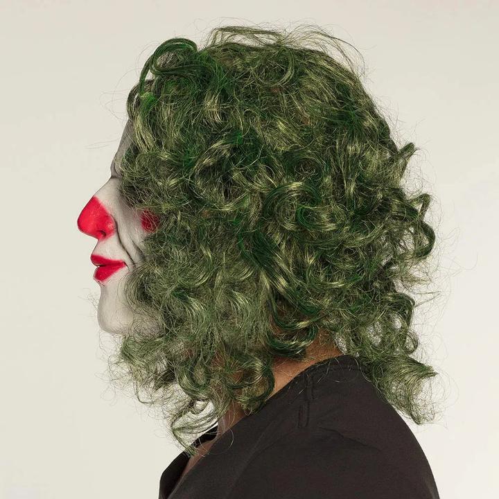 Image du produit Boland Masque de tête en latex Le méchant avec des cheveux