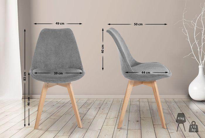 Produktbild Swisshandel24 Stuhl Linares Cord