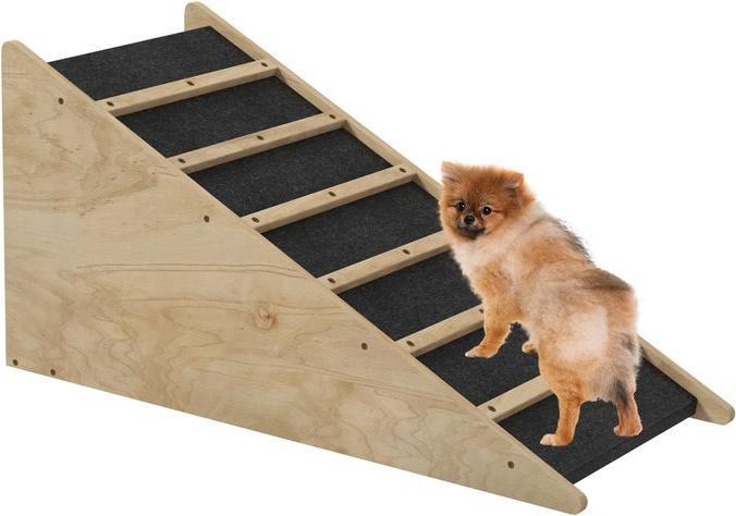 Actual product image Swisshandel24 Dog ramp Pet ramp, boot ramp, non-slip dog boarding aid for medium-sized dogs b (Dog)