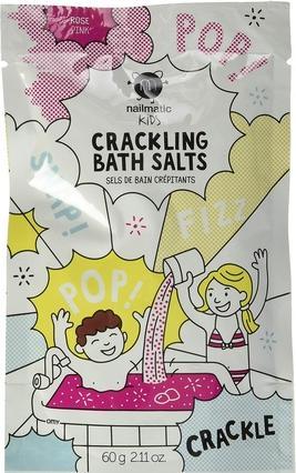 Actual product image Nailmatic Kids Bath Salt - Pink, Crackling (Bath pearls)