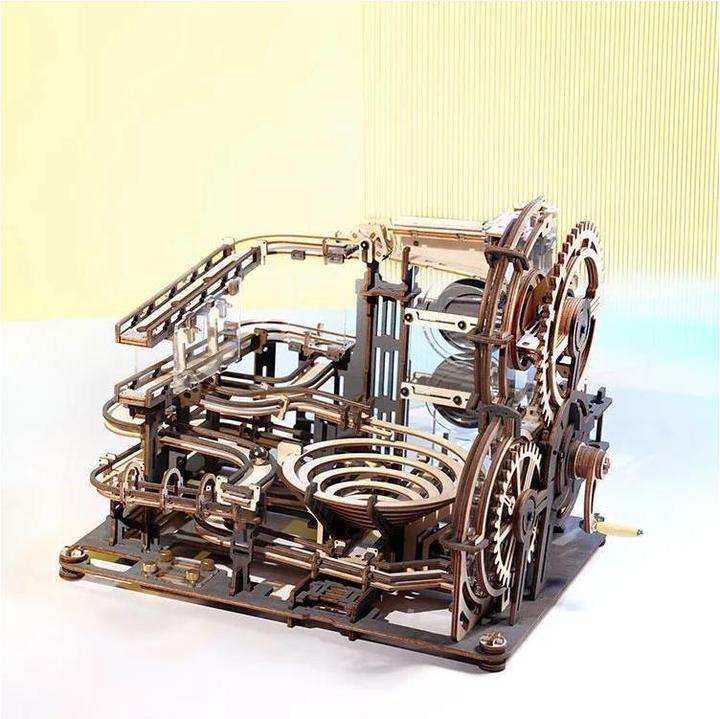 Produktbild Rokr Night City Kugelbahn - 3D Holzbausatz