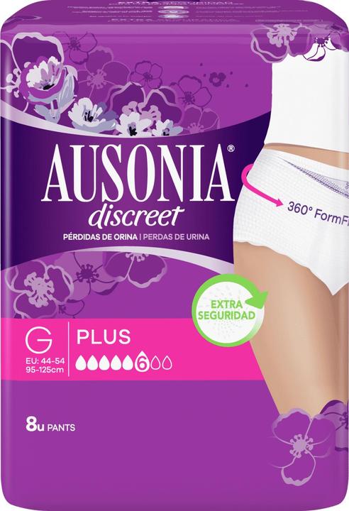 Immagine prodotto Ausonia Pantaloni per incontinenza Discreet Pants Plus 44 54