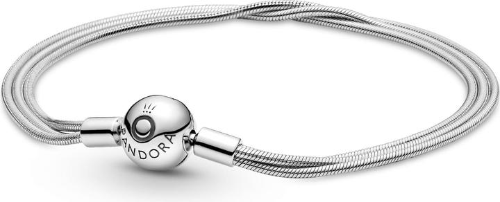 Actual product image Pandora Bracelet Moments Multi Snake Chains (19 cm, Sterling silver 925)