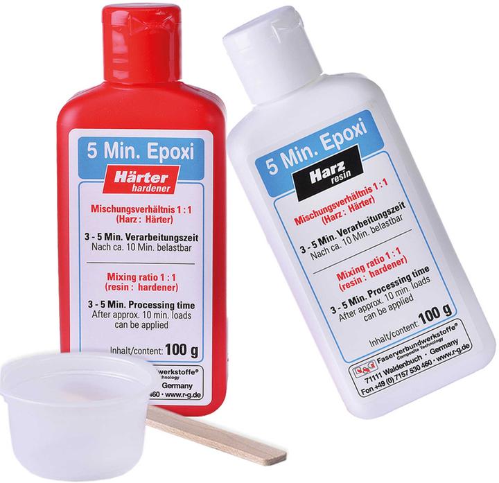 Image du produit R&G 5 minutes d'époxy (500 g, 500 ml)