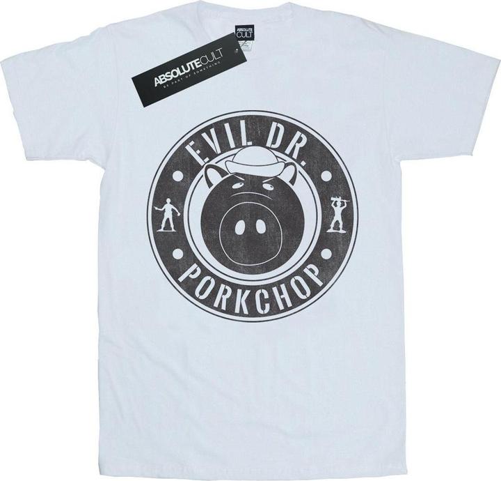 Disney Toy Story Evil Dr Pork Chop Logo TShirt