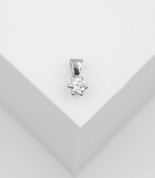 Immagine prodotto Muau Rimorchio (Oro bianco 750 diamante 0,02ct. 9x5 mm)