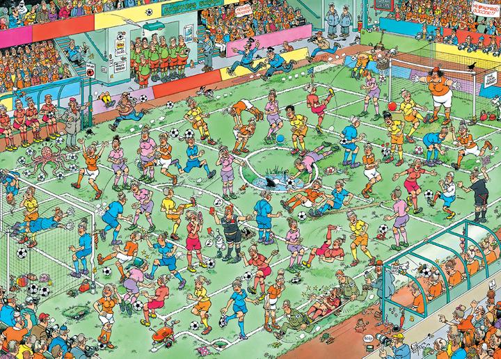 Produktbild Jumbo Puzzle Women Soccer (1000 Teile)