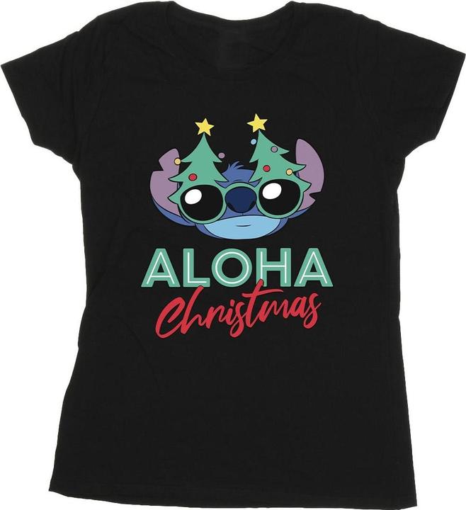 Disney Lilo And Stitch Christmas Tree Shades TShirt (XXL)