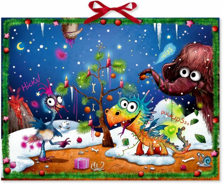 Image du produit Calendrier de l'Avent sonore Furzipups, le dragon qui claque, fête Noël