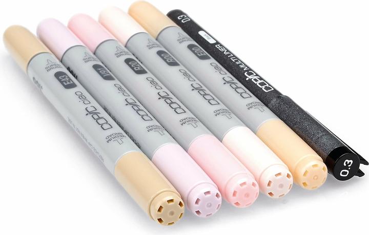 Produktbild Copic Hautfarben (Grey, 3 mm, 6 x)