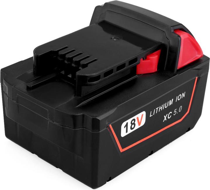 Image du produit NoName Batterie pour outil électrique Milwaukee 18V 5Ah M18 Li-ion (1 pcs, Spécifique à l'appareil, 5000 mAh)