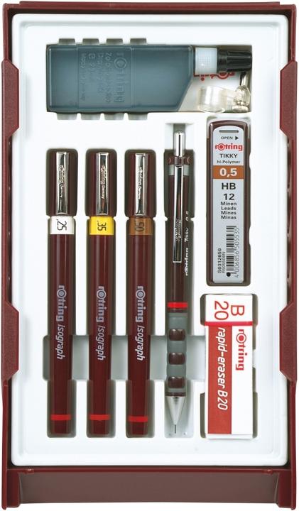 Actual product image Rotring isograph college pen set
