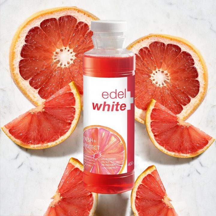Produktbild Edel + White Fresh&Protect Mundspülung 400ml (400 ml, Mundspülung)