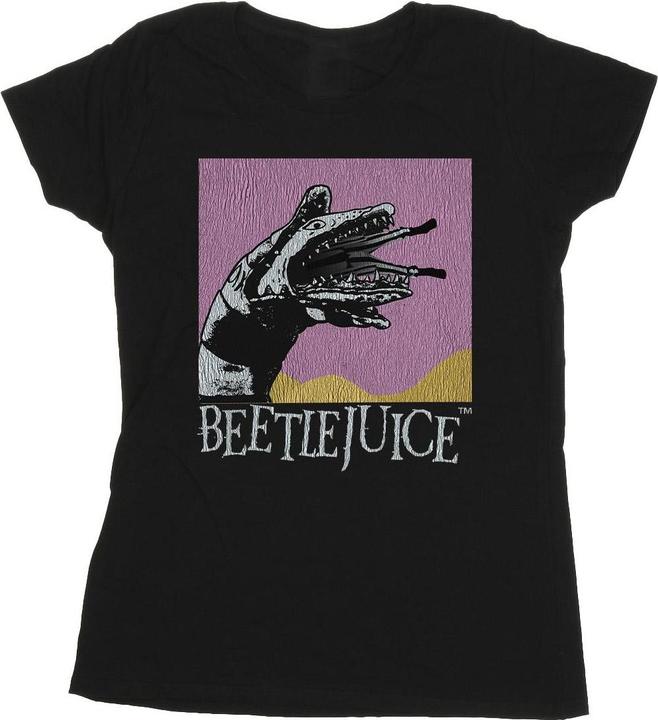 Actual product image Beetlejuice Womens/Ladies Sandworm Snake Cotton T-Shirt (L)