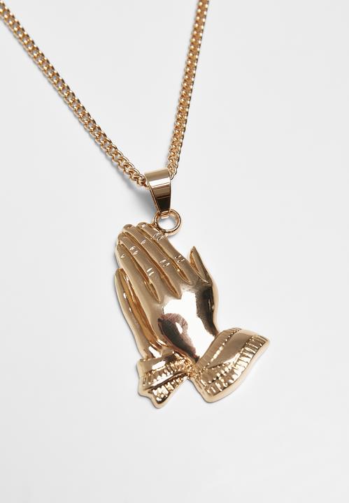 Immagine prodotto Urban Classics Collana Pray Hands (40% di ferro, 60% di zinco)