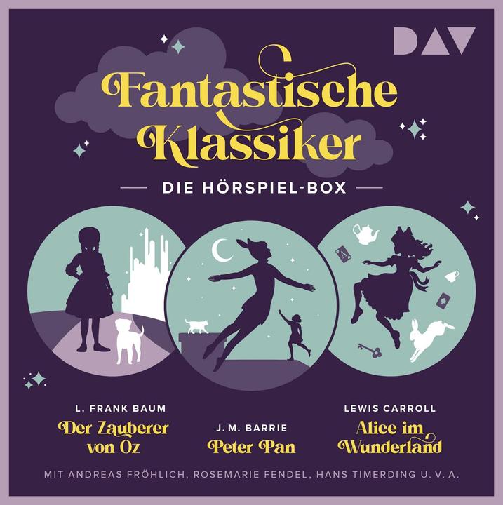 Actual product image D.A.V. Fantastic classics - The radio play box set Peter Pan The Z (Lyman Frank Baum, Lewis Carroll, Andreas happy, Hans Timerding, James Matthew Barrie, German)